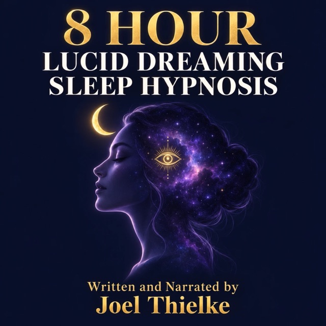 Cover of 8 Hour Lucid Dreaming Sleep Hypnosis, written and narrated by Joel Thielke